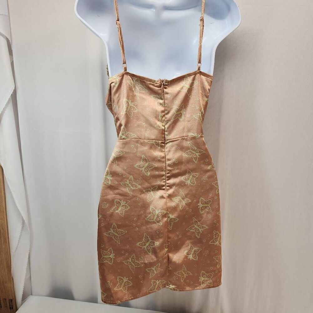 Pacsun LA Hearts Size M Butterfly Dress- Spaghetti Straps Mini Y2k - Picture 2 of 9